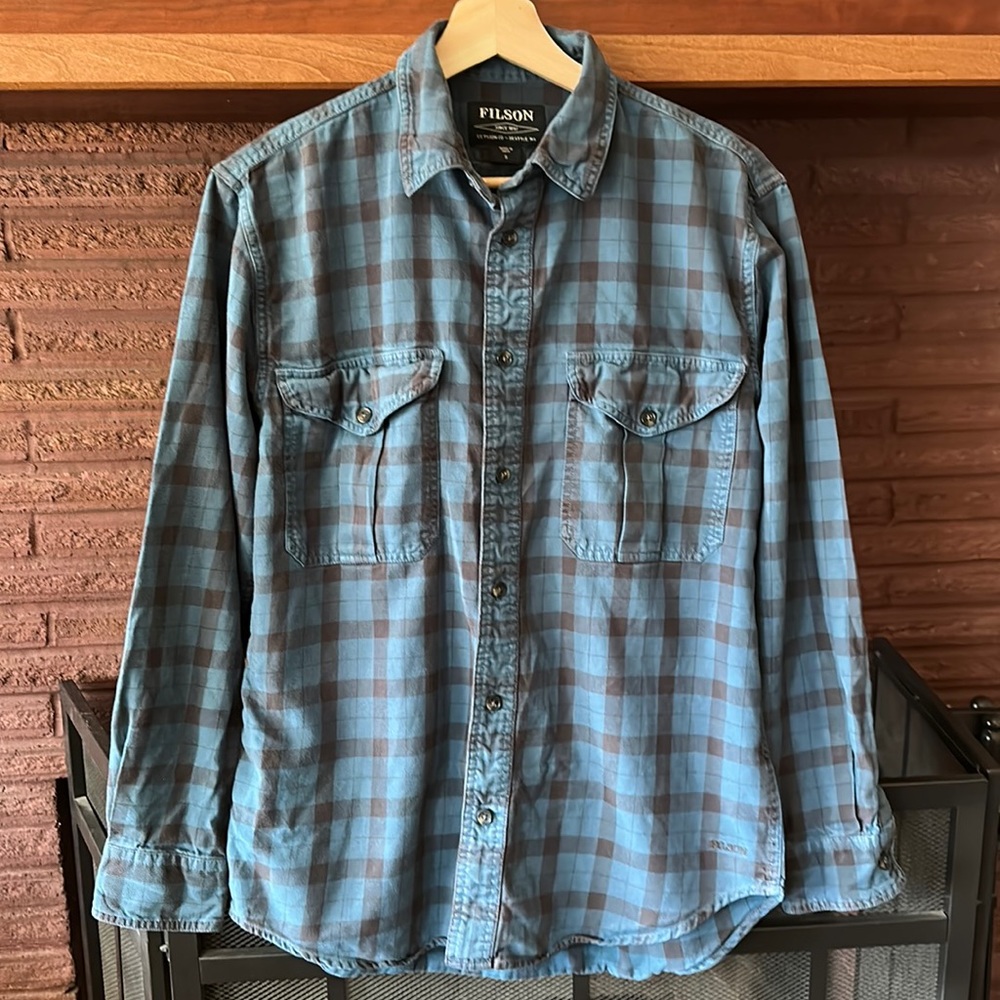 Filson Lightweight Alaskan Guide Shirt Size Small